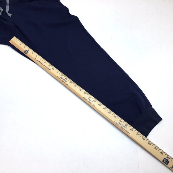 NEW Figs Zamora 2.0 Navy Blue Scrub Pants Joggers Pockets size XL length 28" - Picture 6 of 8